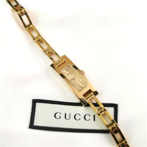 gucci watch box only for sale|Gucci ladies gold plated watches.